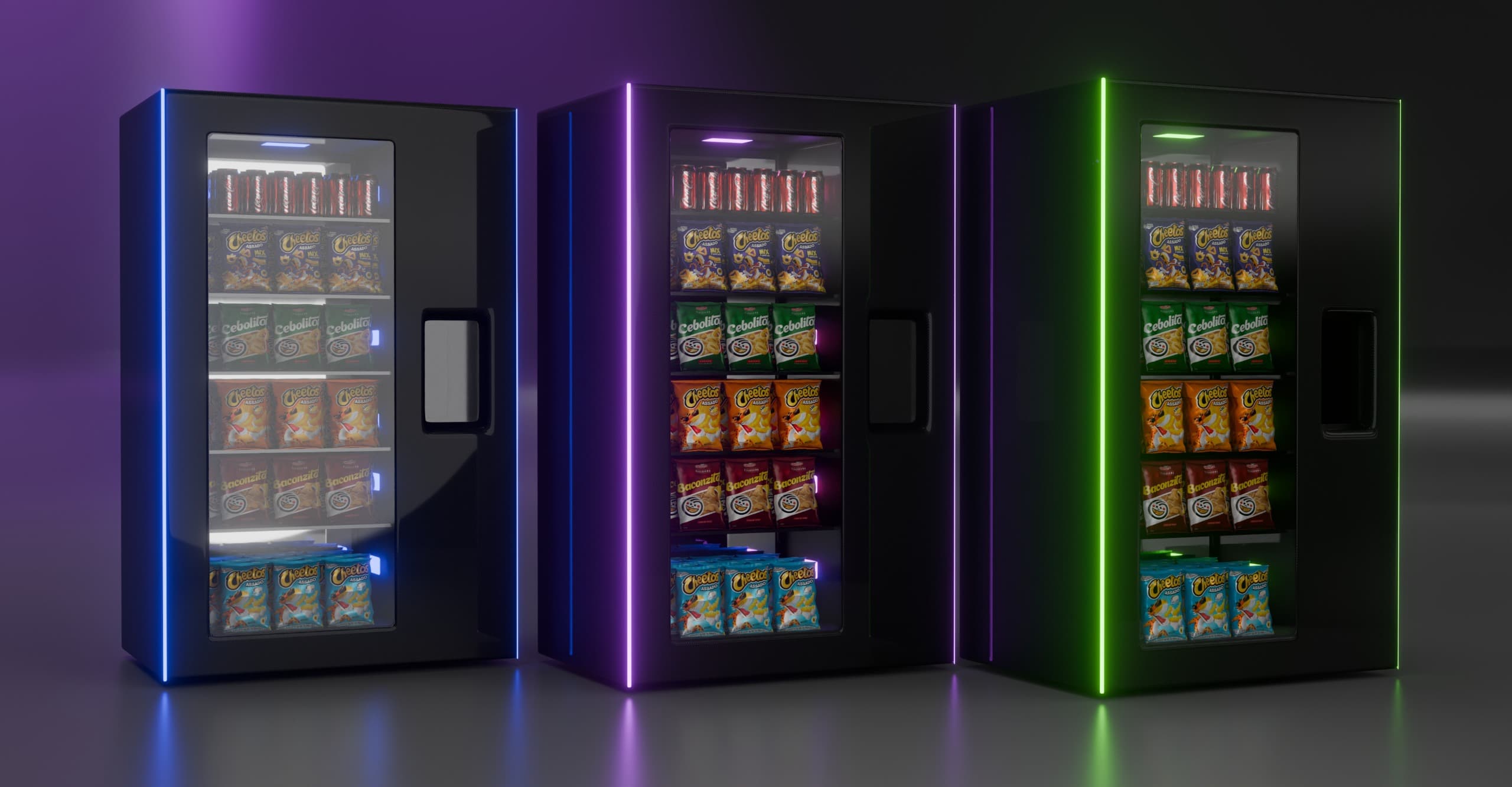 Render de máquinas KhamerVend